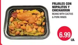 Carnicerias Jimenez FRIJOLES CON NOPALITOS Y CHICHARRON offer