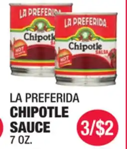 Carnicerias Jimenez LA PREFERIDA CHIPOTLE SAUCE offer