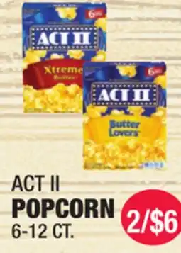 Carnicerias Jimenez ACT II POPCORN offer