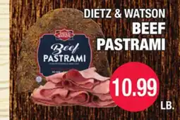 Carnicerias Jimenez DIETZ & WATSON BEEF PASTRAMI offer