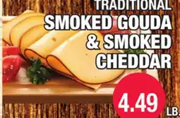 Carnicerias Jimenez TRADITIONAL SMOKED GOUDA & SMOKED CHEDDAR offer