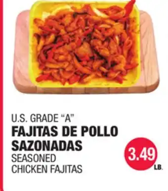 Carnicerias Jimenez U.S. GRADE A FAJITAS DE POLLO SAZONADAS offer