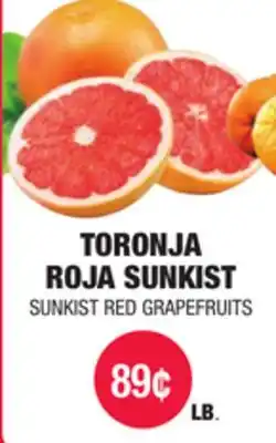 Carnicerias Jimenez TORONJA ROJA SUNKIST offer