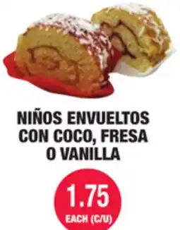 Carnicerias Jimenez NIÑOS ENVUELTO CON COCO, FRESA O VAINILLA offer