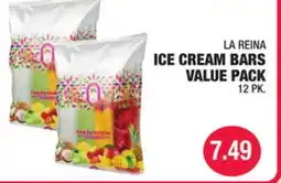 Carnicerias Jimenez LA REINA ICE CREAM BARS VALUE PACK offer