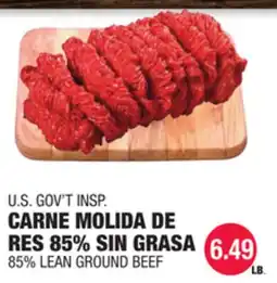 Carnicerias Jimenez CARNE MOLIDA DE RES 85% SIN GRASA offer