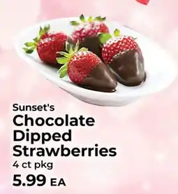 Sunset Foods Sunset's Chocolate Dipped Strawberries offer