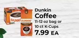 Sunset Foods Dunkin Coffee offer