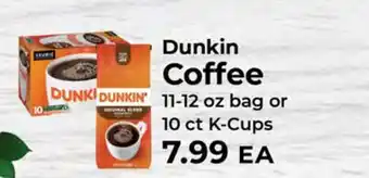 Sunset Foods Dunkin Coffee offer