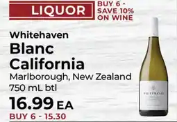Sunset Foods Whitehaven Blanc California offer