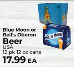Sunset Foods Blue Moon or Bell's Oberon Beer offer