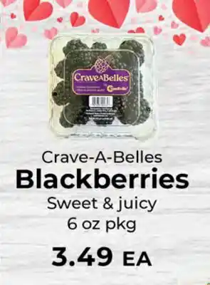 Sunset Foods Crave-A-Belles Blackberries offer