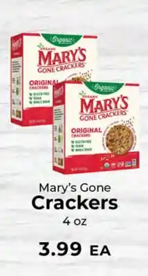 Sunset Foods Mary's Gone Crackers offer