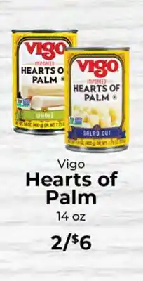 Sunset Foods Vigo Hearts of Palm offer