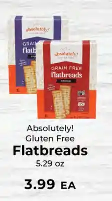 Sunset Foods Absolutely! Gluten Free Flatbreads offer