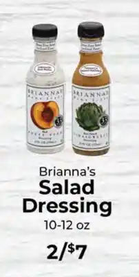Sunset Foods Brianna's Salad Dressing offer