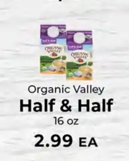 Sunset Foods Organic Valley Half & Half offer