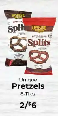 Sunset Foods Unique Pretzels offer