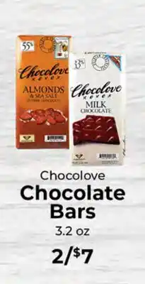 Sunset Foods Chocolove Chocolate Bars offer