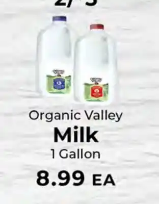 Sunset Foods Organic Valley Milk offer