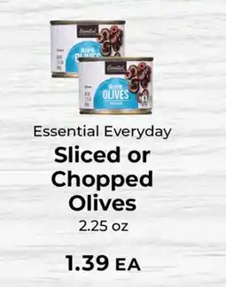 Sunset Foods Essential Everyday Sliced or Chopped Olives offer