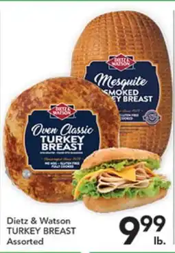 Pete's Fresh Market Dietz & Watson TURKEY BREAST offer
