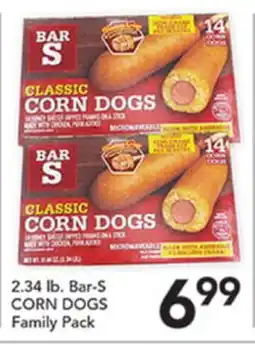 Pete's Fresh Market 2.34 lb. Bar-S CORN DOGS Family Pack offer
