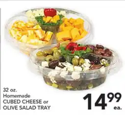 Pete's Fresh Market Homemade CUBED CHEESE or OLIVE SALAD TRAY offer