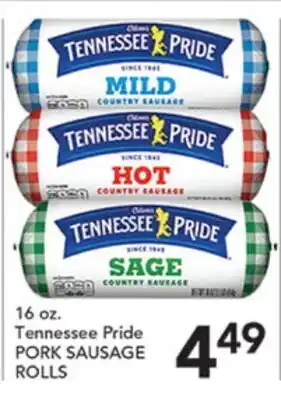 Pete's Fresh Market Tennessee Pride PORK SAUSAGE ROLLS offer
