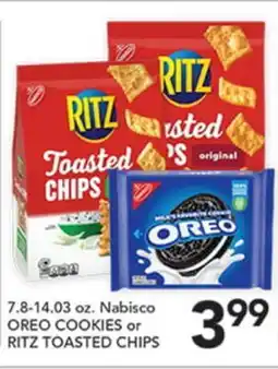Pete's Fresh Market Nabisco OREO COOKIES or RITZ TOASTED CHIPS offer