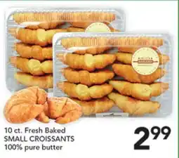 Pete's Fresh Market 10 ct. Fresh Baked SMALL CROISSANTS offer