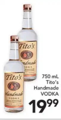 Pete's Fresh Market 750 mL Tito's Handmade VODKA offer