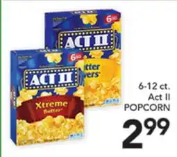 Pete's Fresh Market 6-12 ct. Act II POPCORN offer