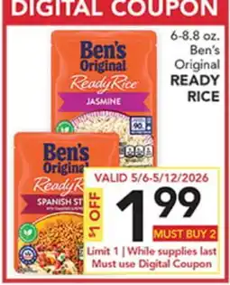 Pete's Fresh Market 6-8.8 oz. Ben's Original READY RICE offer