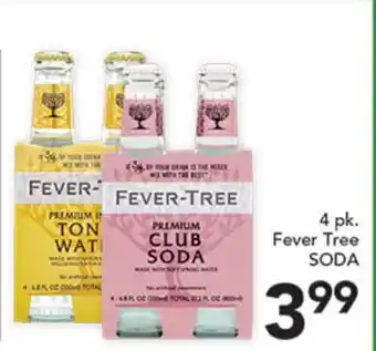 Pete's Fresh Market 4 pk. Fever Tree SODA offer