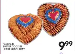Pete's Fresh Market Handmade BUTTER COOKIES HEART SHAPE TRAY offer