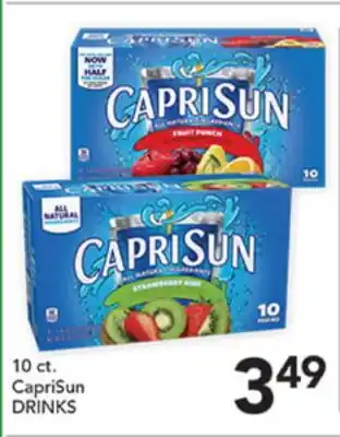 Pete's Fresh Market 10 ct. CapriSun DRINKS offer