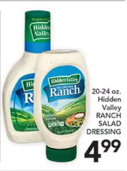 Pete's Fresh Market 20-24 oz. Hidden Valley RANCH SALAD DRESSING offer