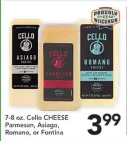 Pete's Fresh Market 7-8 oz. Cello CHEESE offer