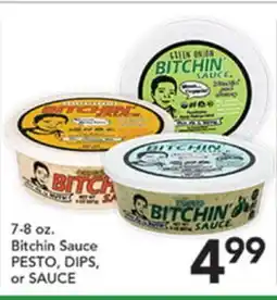 Pete's Fresh Market Bitchin Sauce PESTO, DIPS, or SAUCE offer