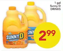 Pete's Fresh Market 1 gal Sunny D DRINKS offer