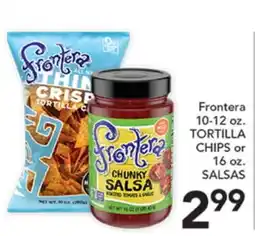 Pete's Fresh Market Frontera 10-12 oz. TORTILLA CHIPS or 16 oz. SALSAS offer