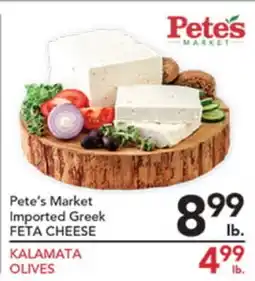 Pete's Fresh Market Pete's Market Imported Greek FETA CHEESE offer
