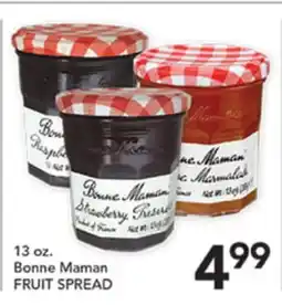 Pete's Fresh Market 13 oz. Bonne Maman FRUIT SPREAD offer