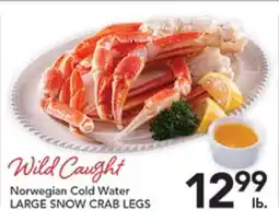 Pete's Fresh Market Wild Caught Norwegian Cold Water LARGE SNOW CRAB LEGS offer