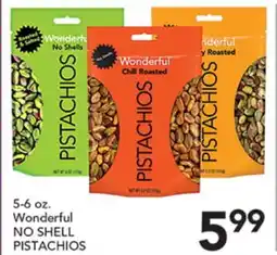 Pete's Fresh Market 5-6 oz. Wonderful NO SHELL PISTACHIOS offer