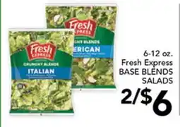 Pete's Fresh Market Fresh Express BASE BLENDS SALADS offer