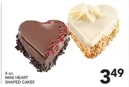 Pete's Fresh Market 4 oz. MINI HEART SHAPED CAKES offer