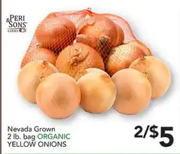 Pete's Fresh Market Nevada Grown 2 lb. bag ORGANIC YELLOW ONIONS offer
