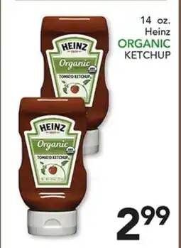 Pete's Fresh Market 14 oz. Heinz ORGANIC KETCHUP offer